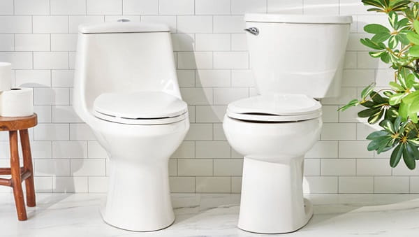 Western Toilet Styles: Comparing Two-Piece and One-Piece Commodes